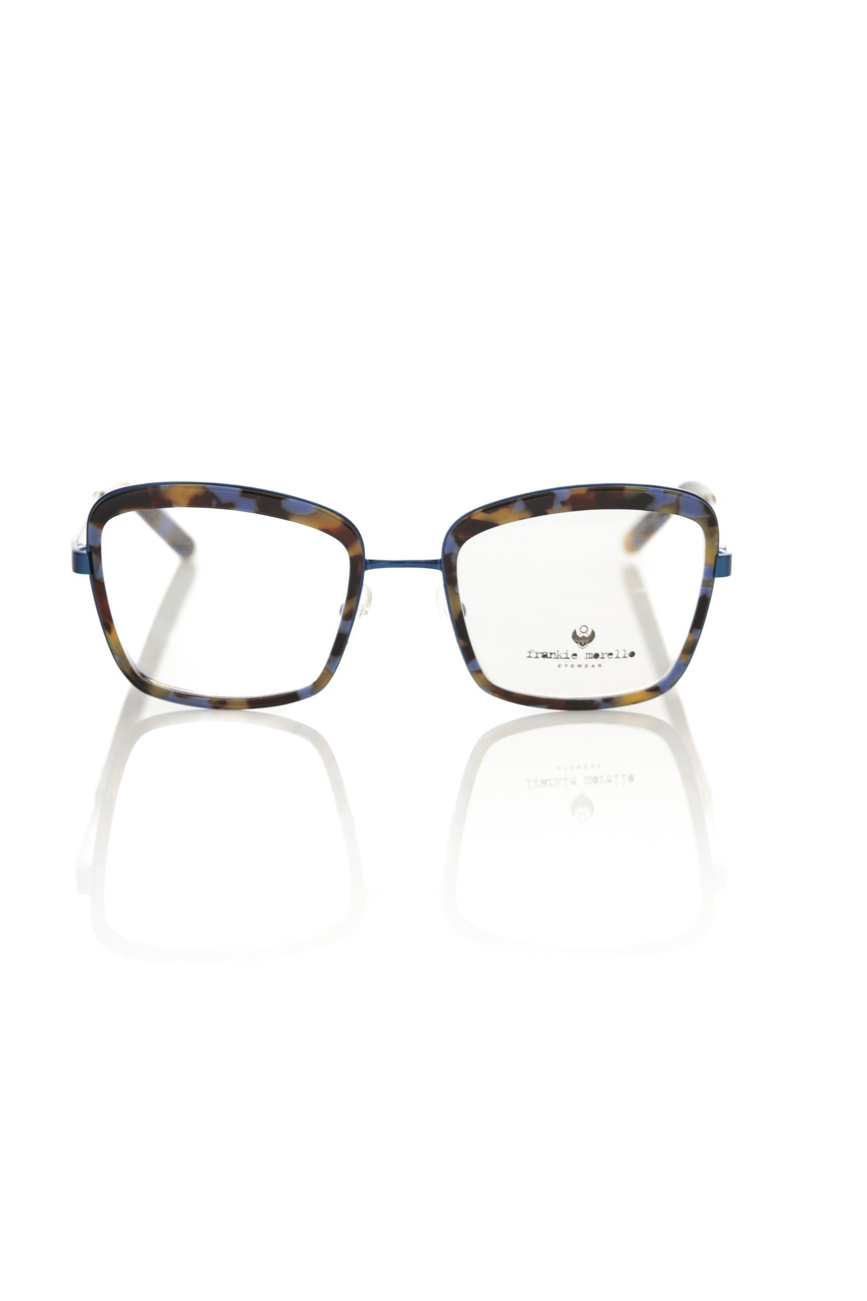 Frankie Morello Blue Metallic Women's Eyeglass Frame by Frankie Morello