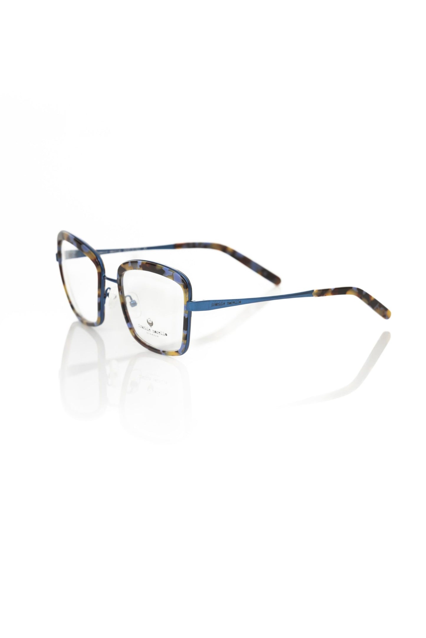 Frankie Morello Blue Metallic Women's Eyeglass Frame by Frankie Morello