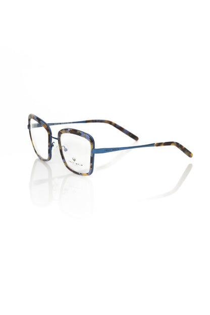 Frankie Morello Blue Metallic Women's Eyeglass Frame by Frankie Morello