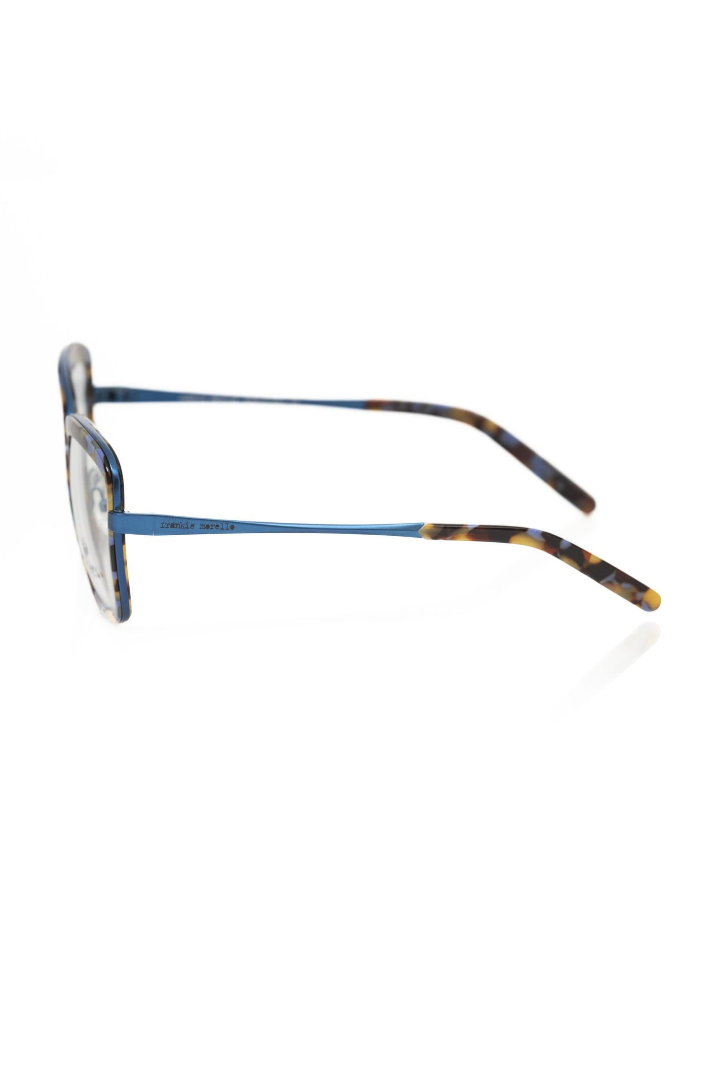 Frankie Morello Blue Metallic Women's Eyeglass Frame by Frankie Morello