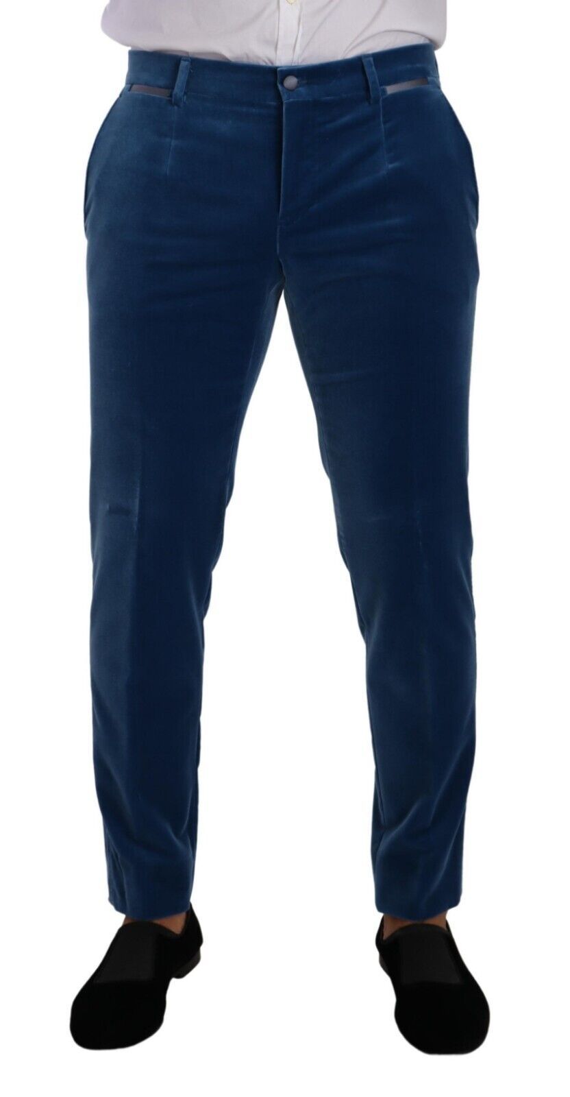 Dolce &amp; Gabbana Blue SICILIA Velvet Slim Fit 2 Piece Suit