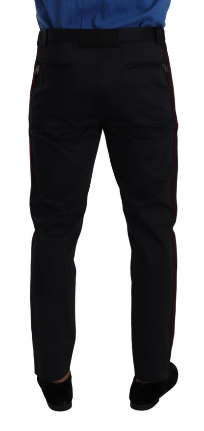 Pantalon chino slim fit Dolce &amp; Gabbana Chic en bleu