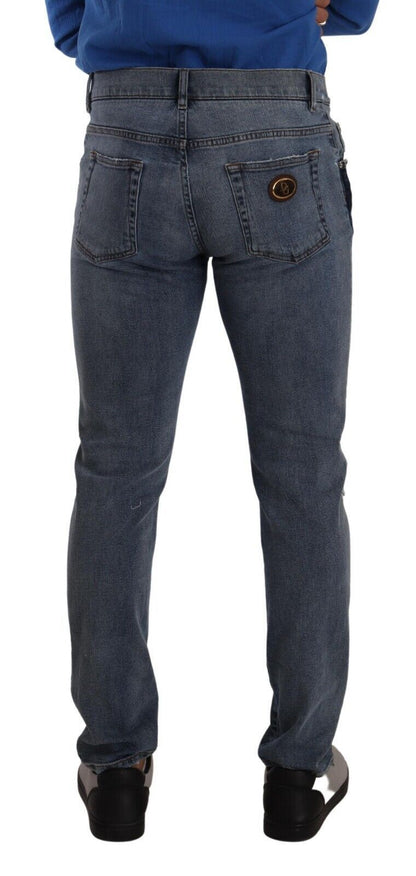 Dolce &amp; Gabbana Chic Slim Fit Denim déchiré