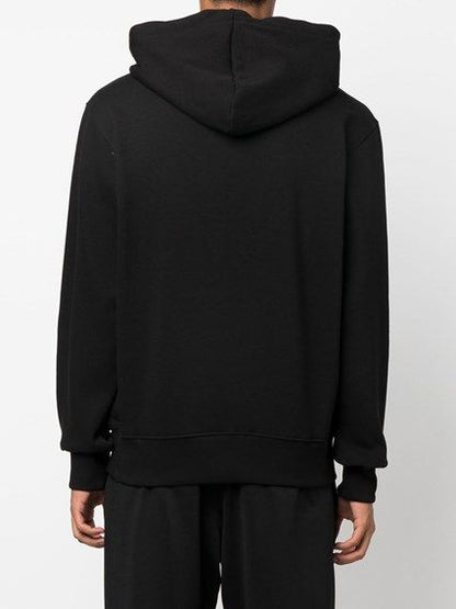 Versace Jeans Chic Black Hooded Sweatshirt by Versace Jeans