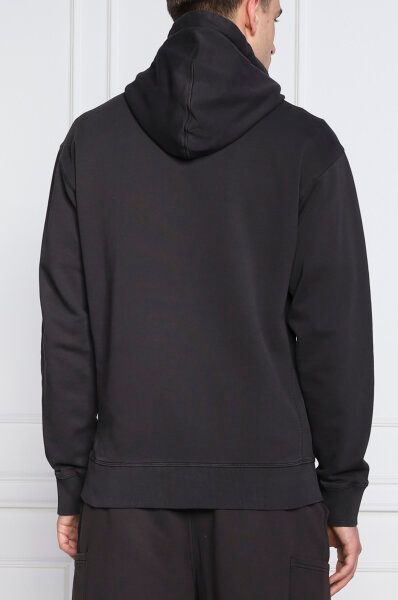 Hugo Boss Elegant Dark Blue Cotton Hooded Sweatshirt by Hugo Boss