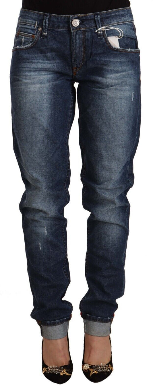 Jean skinny en coton mélangé Eight Chic