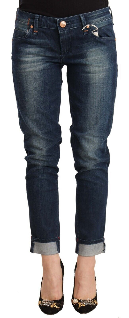 Huit jeans skinny bleus sophistiqués