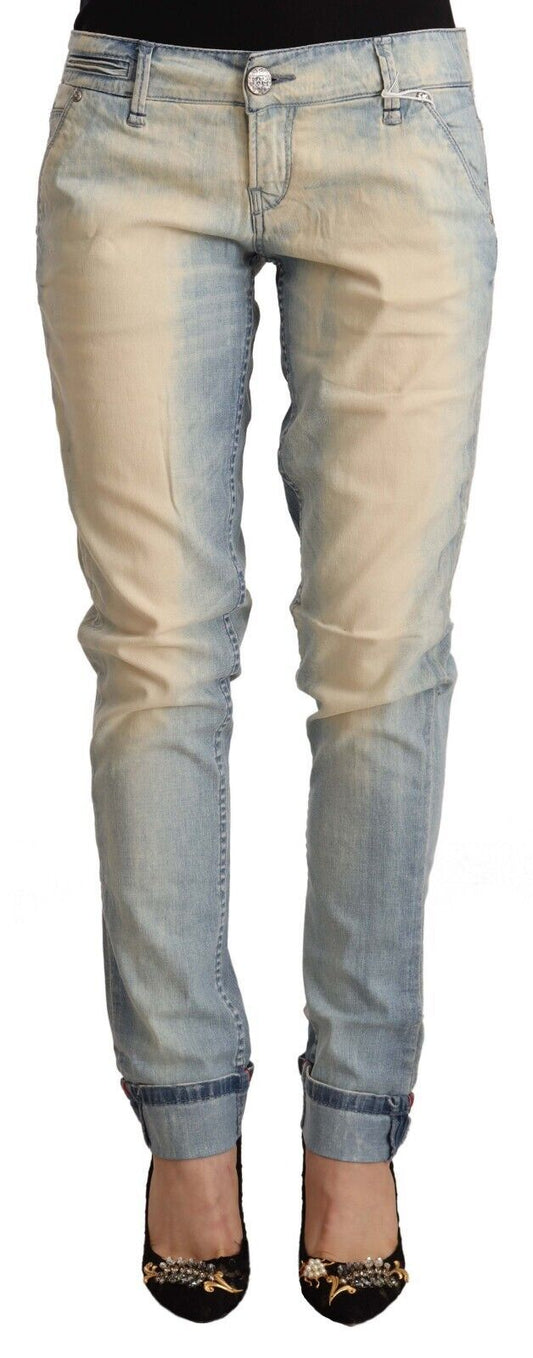 Jean skinny bleu clair en coton Eight Chic