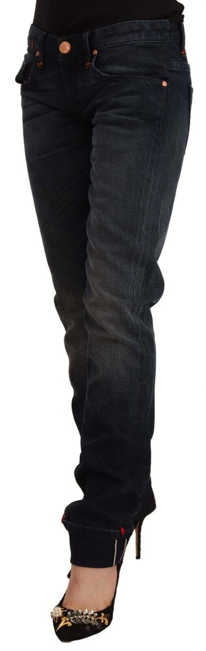 Huit jeans skinny noirs délavés élégants