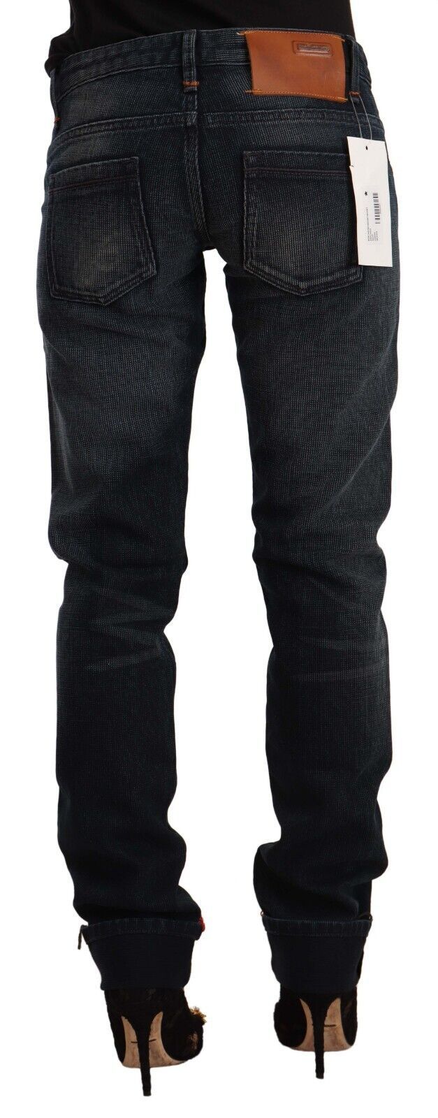 Huit jeans skinny noirs délavés élégants