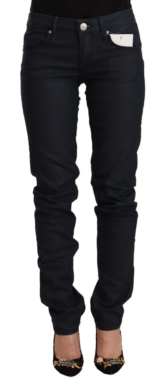 Jean skinny taille basse noir Eight Chic