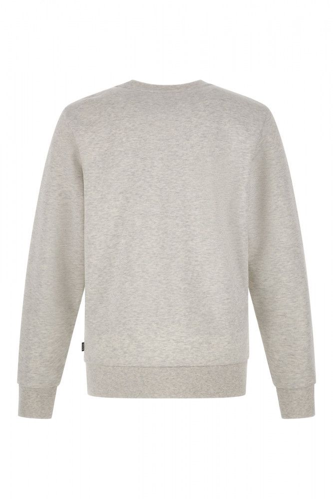 Hugo Boss Elegant Grey Round Neck Cotton Sweatshirt by Hugo Boss
