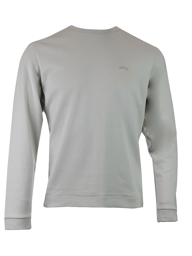 Hugo Boss Elegant Beige Cotton Sweatshirt by Hugo Boss