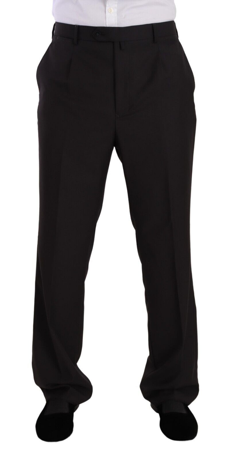 Costume deux pièces gris élégant pour homme Domenico Tagliente avec revers crantés