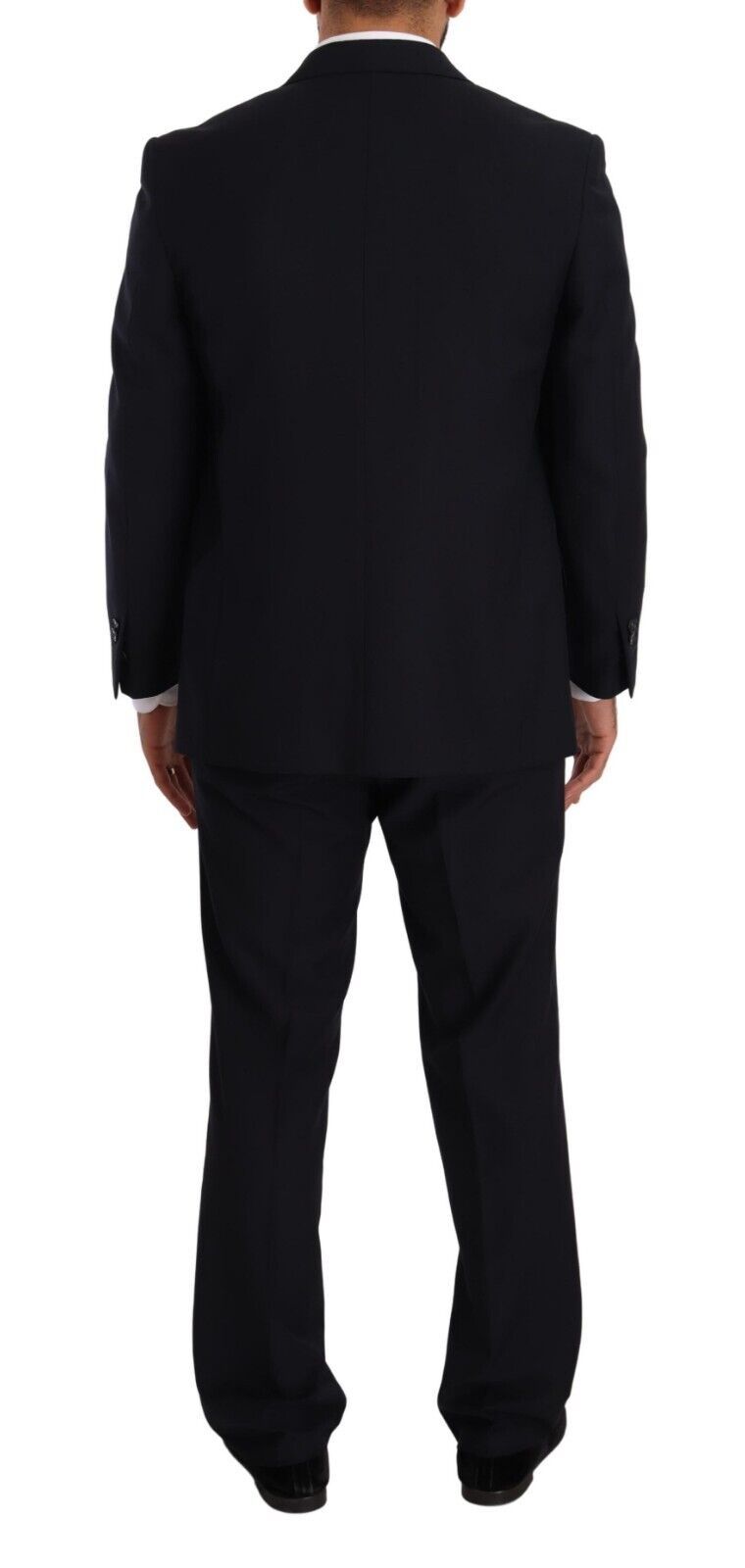 Costume deux pièces bleu exquis de Domenico Tagliente avec blazer déconstruit