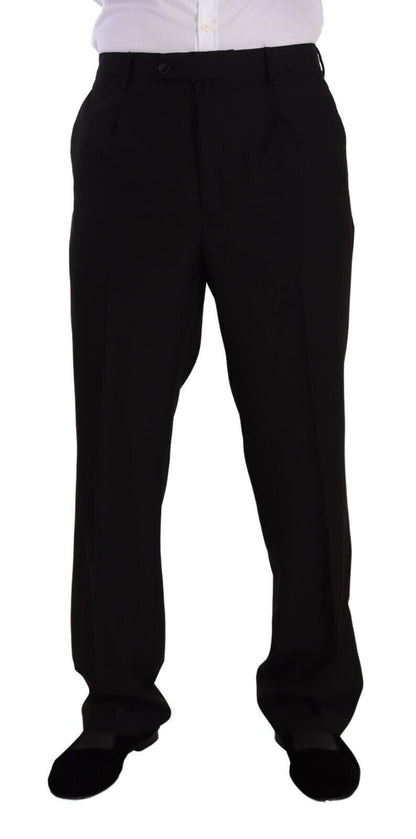 Ensemble élégant costume noir deux pièces Domenico Tagliente