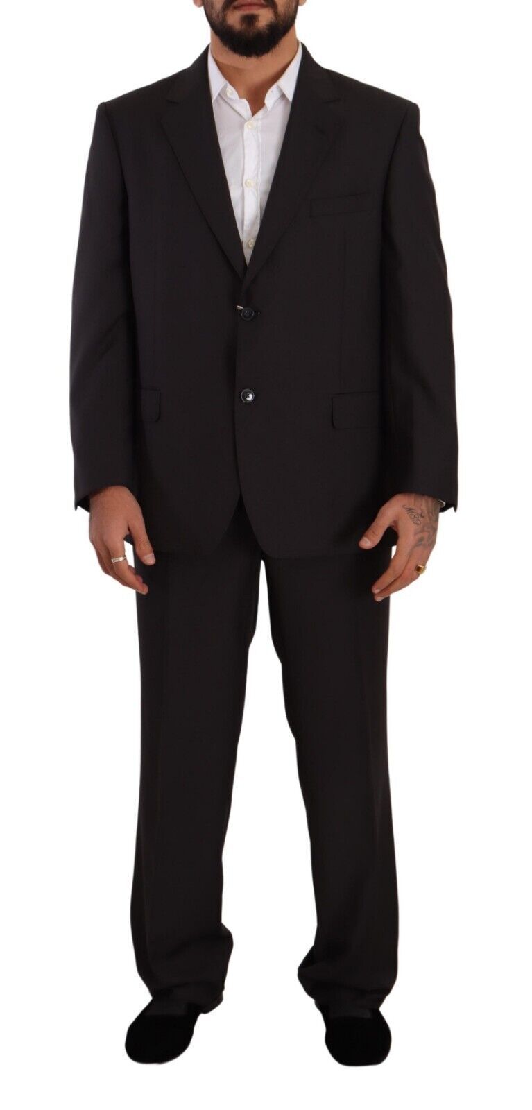 Costume deux pièces gris élégant pour homme de Domenico Tagliente
