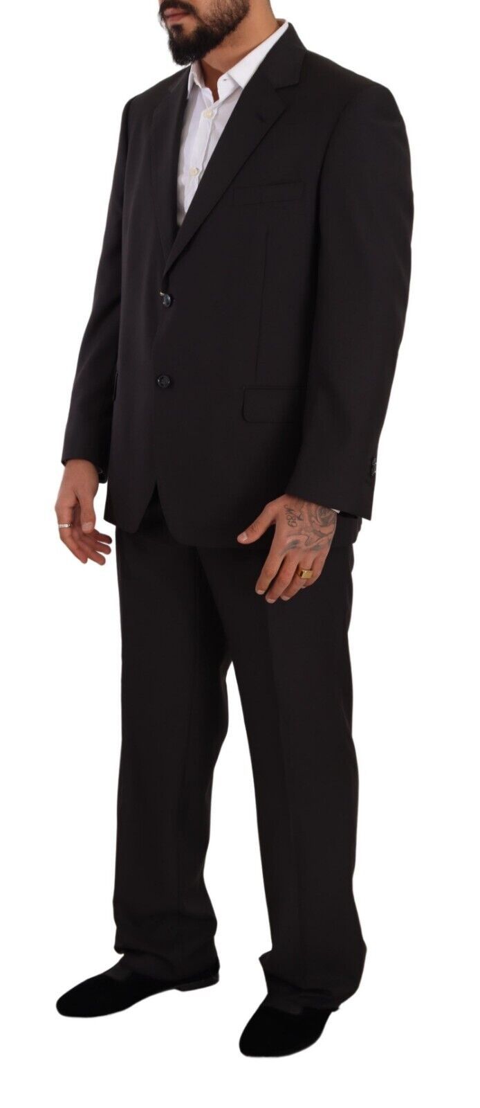 Costume deux pièces gris élégant pour homme de Domenico Tagliente