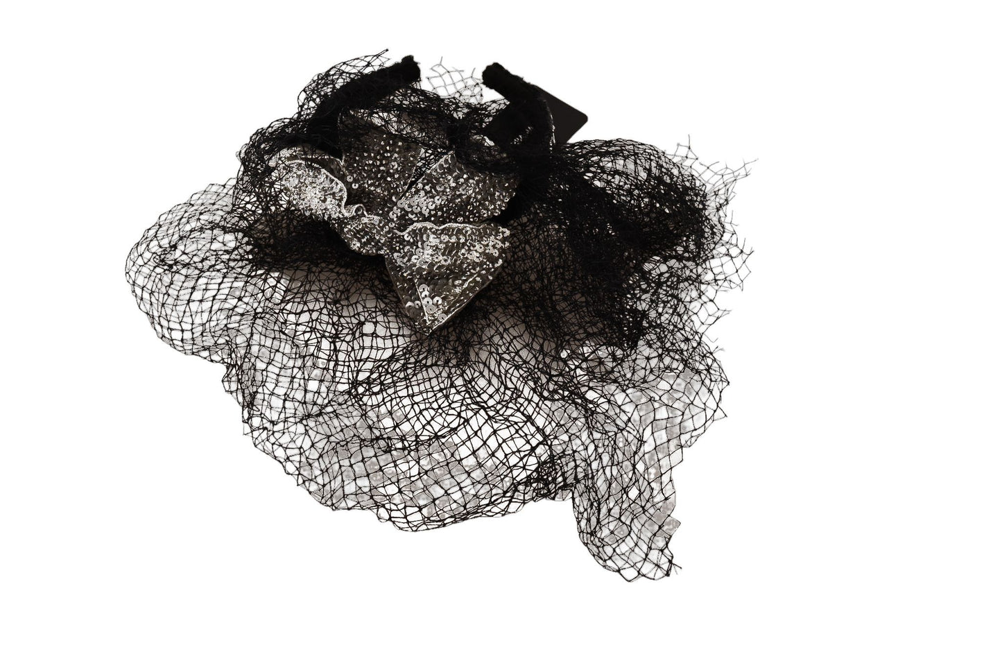 Diadème glamour à paillettes noires Dolce &amp; Gabbana