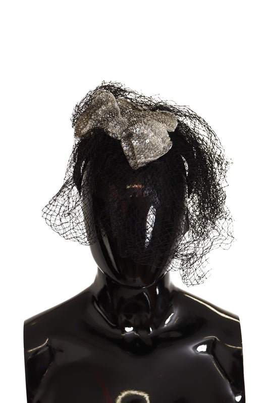 Diadème glamour à paillettes noires Dolce &amp; Gabbana