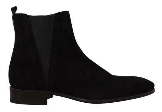 Bottines Chelsea élégantes en daim Dolce &amp; Gabbana
