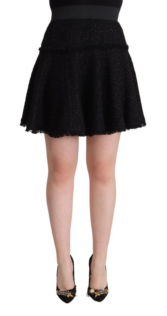 Mini-jupe trapèze élégante en maille Dolce &amp; Gabbana