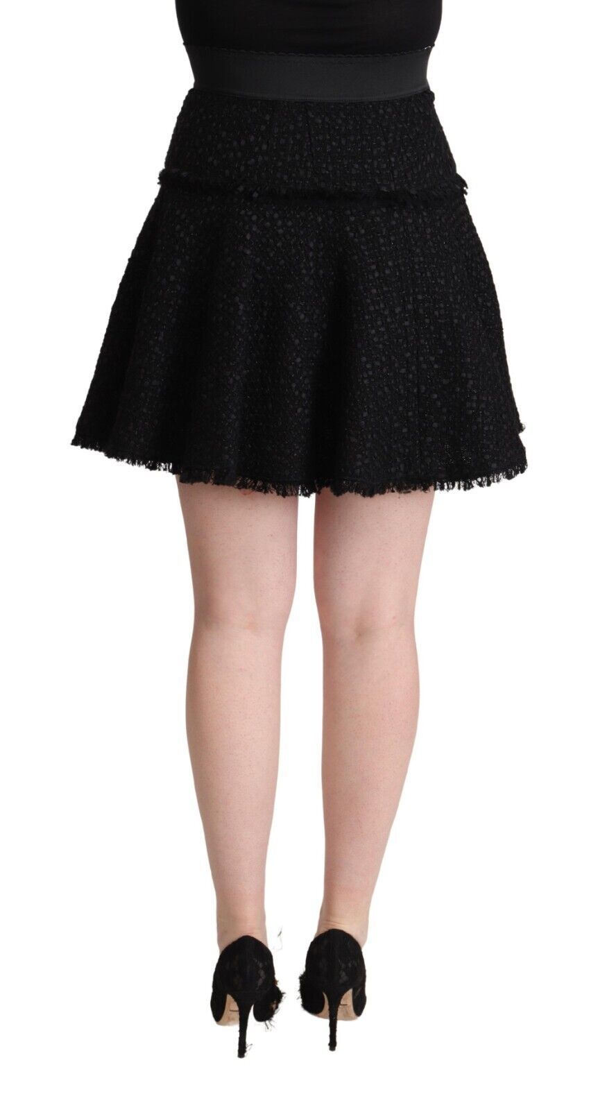 Mini-jupe trapèze élégante en maille Dolce &amp; Gabbana
