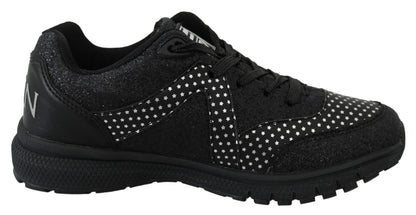 Chaussures de sport Plein Sport élégantes noires Jasmines