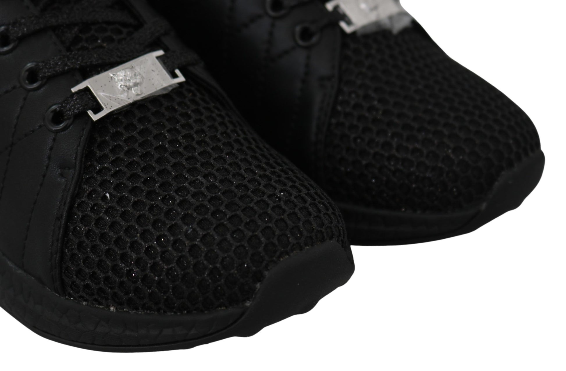 Plein Sport Exquisite Black Runner Gisella Sports Sneakers by Plein Sport
