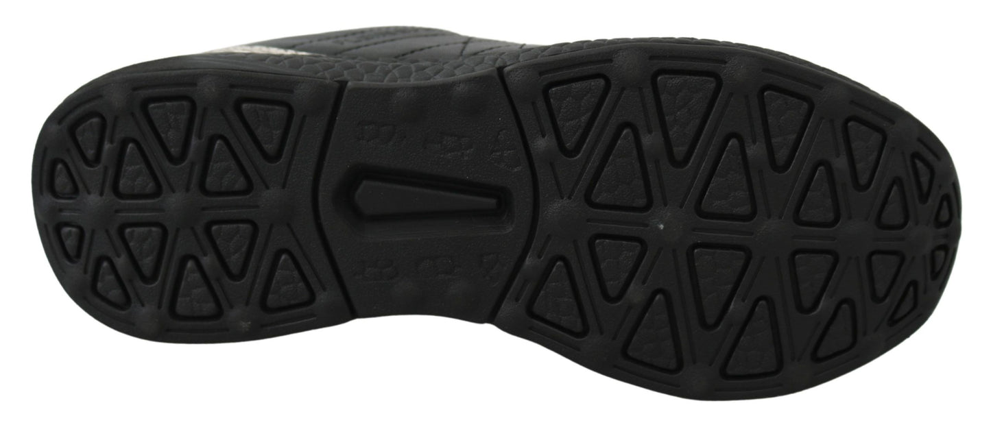 Plein Sport Exquisite Black Runner Gisella Sports Sneakers by Plein Sport