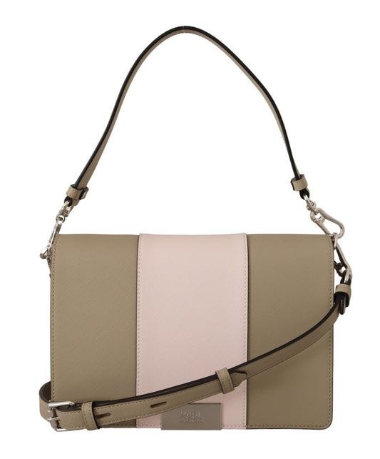 Sac à bandoulière Karl Lagerfeld Chic Sage à double bandoulière