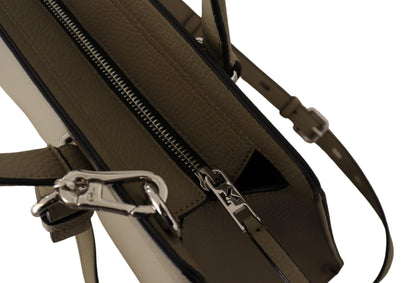 Sac fourre-tout en cuir vert sauge enchanteur Karl Lagerfeld
