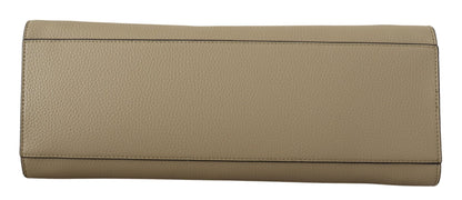 Sac fourre-tout en cuir vert sauge enchanteur Karl Lagerfeld