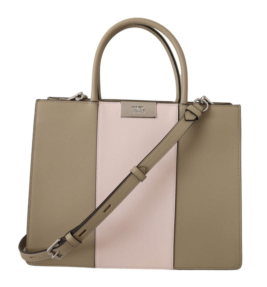 Sac fourre-tout élégant vert sauge Karl Lagerfeld