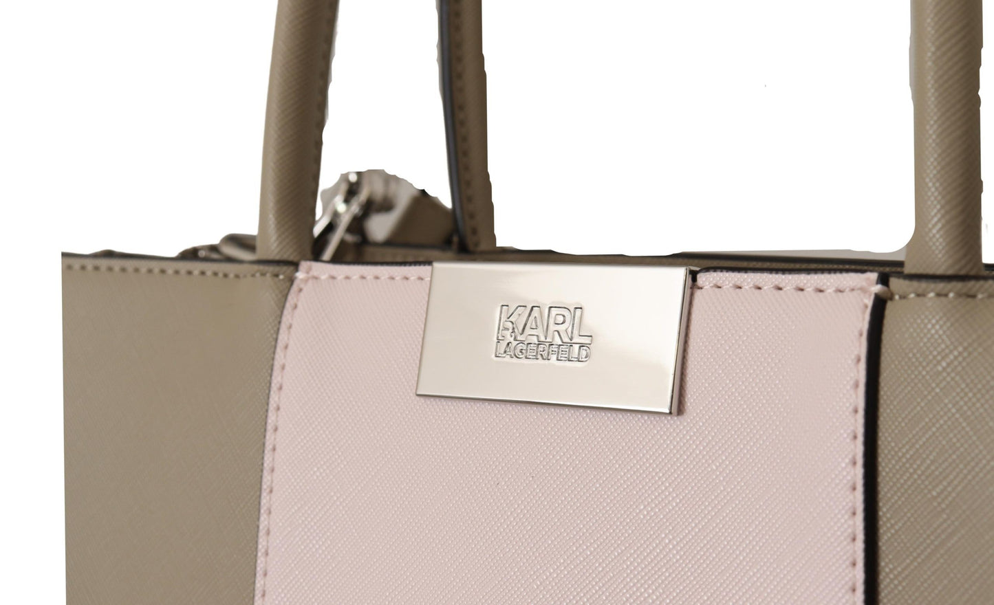 Sac fourre-tout élégant vert sauge Karl Lagerfeld