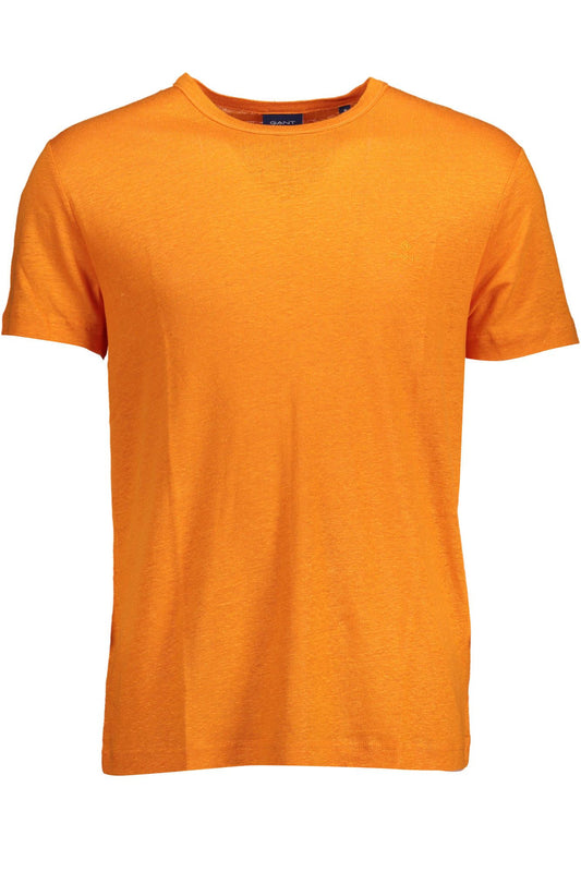 T-shirt homme en lin orange Gant