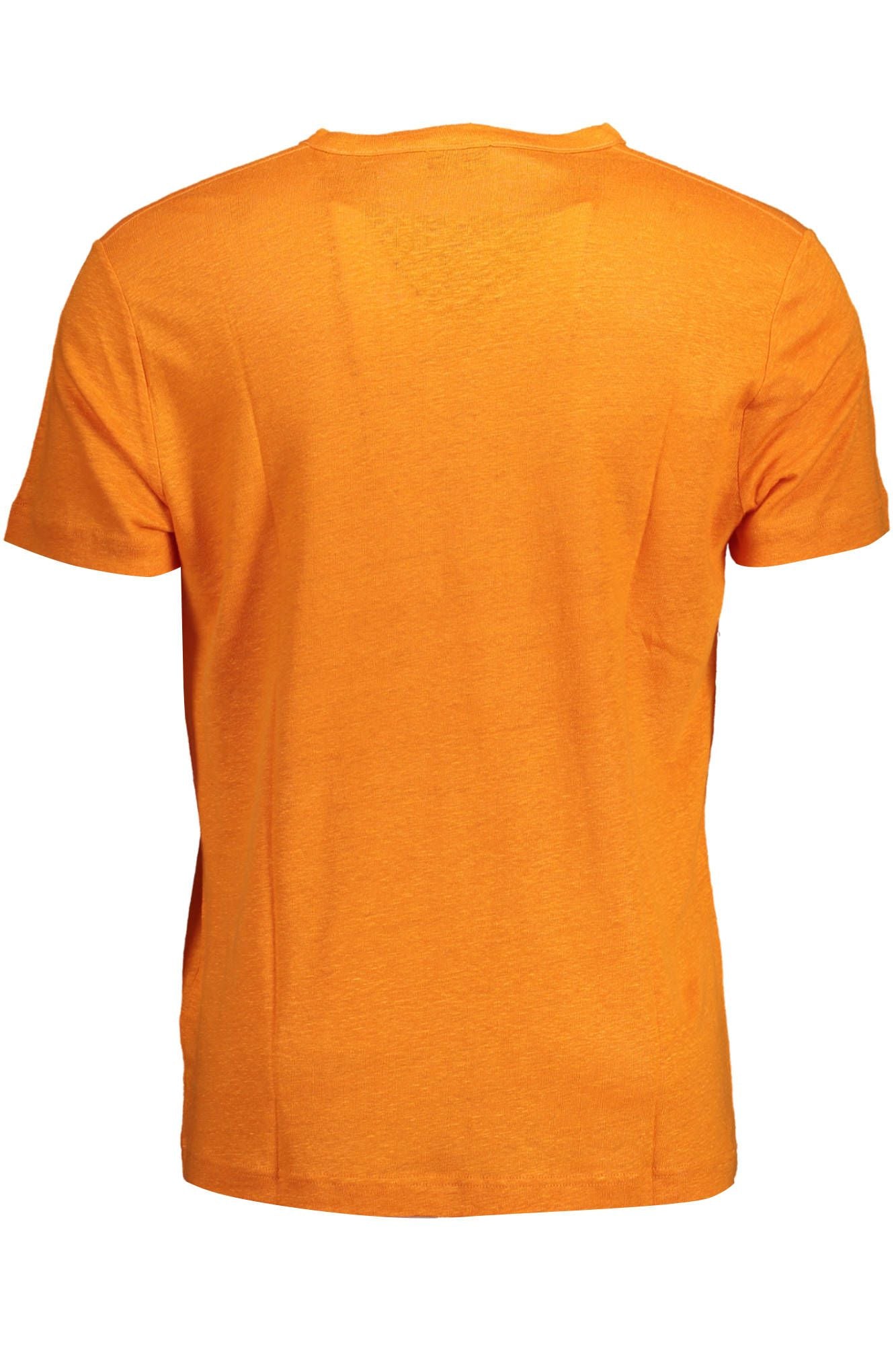 T-shirt homme en lin orange Gant
