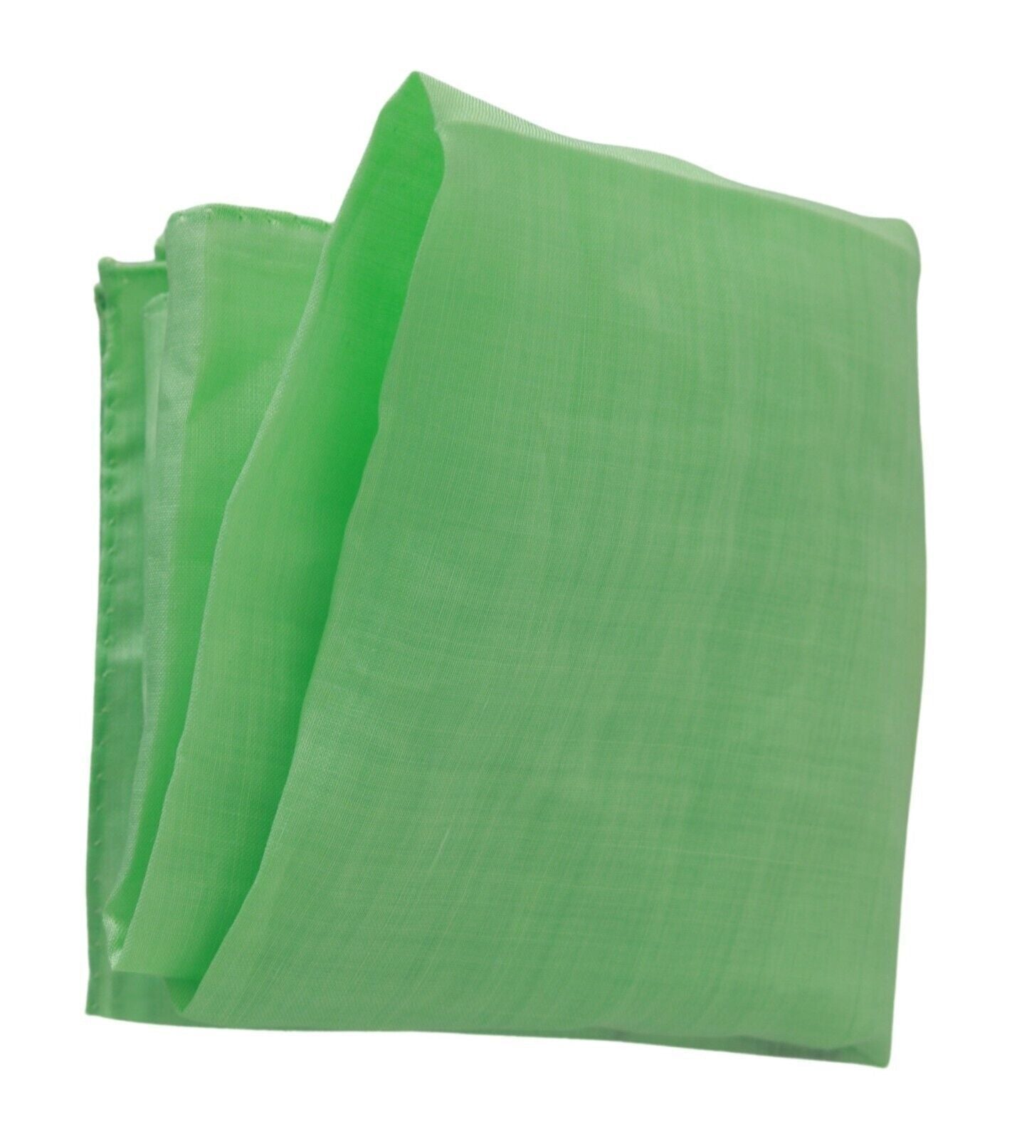 Écharpe élégante en lin vert pomme Versace