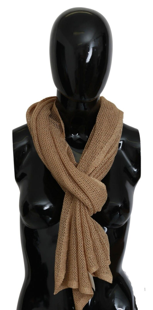 Écharpe châle marron élégante pour homme GF Ferre