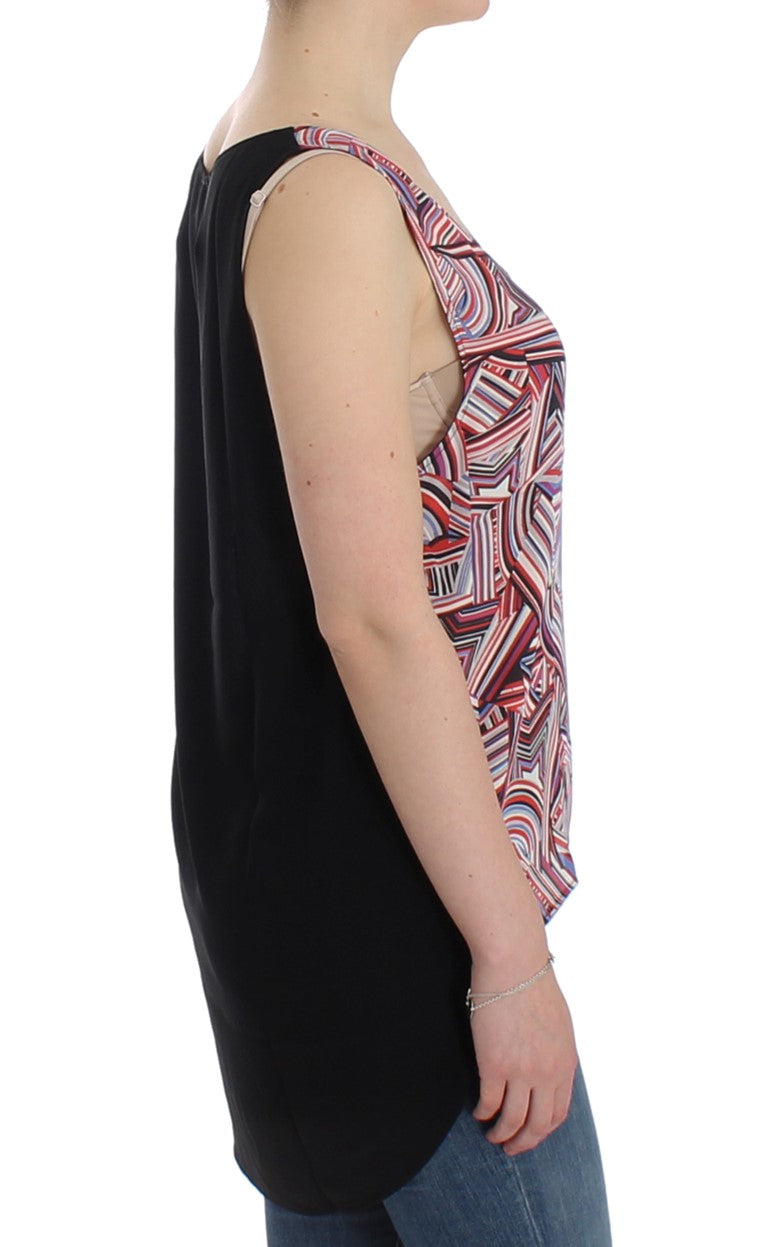 Costume National Chic Haut sans manches multicolore