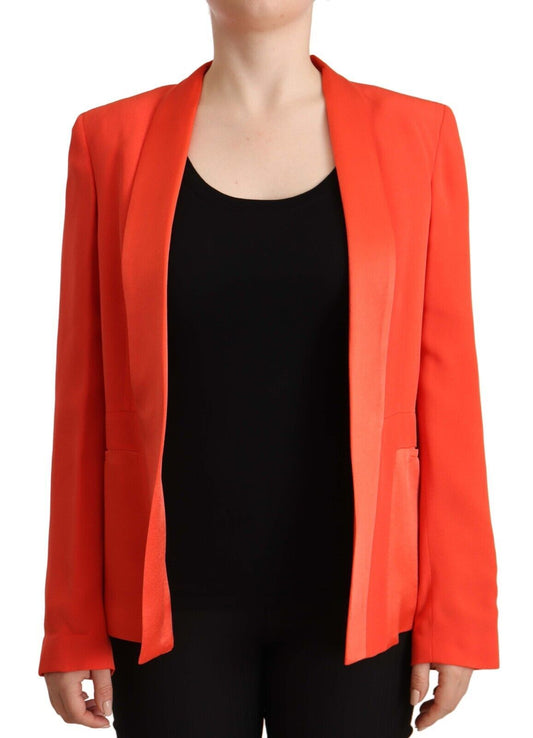 CO|TE Élégant manteau orange à manches longues