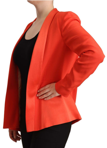 CO|TE Élégant manteau orange à manches longues