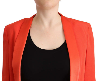 CO|TE Élégant manteau orange à manches longues