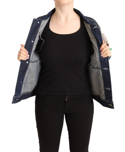 Veste en jean bleu foncé élégante Master Coat