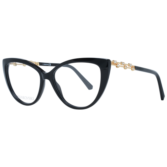 Swarovski Elegant Black Cat Eye Designer Eyeglasses by Swarovski