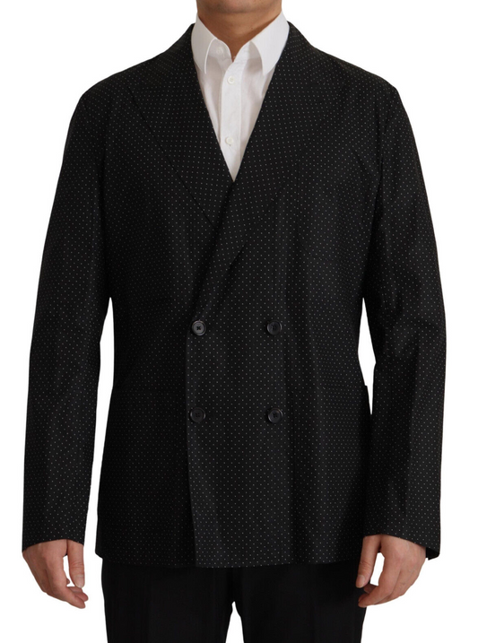 Blazer croisé slim à pois Dolce &amp; Gabbana