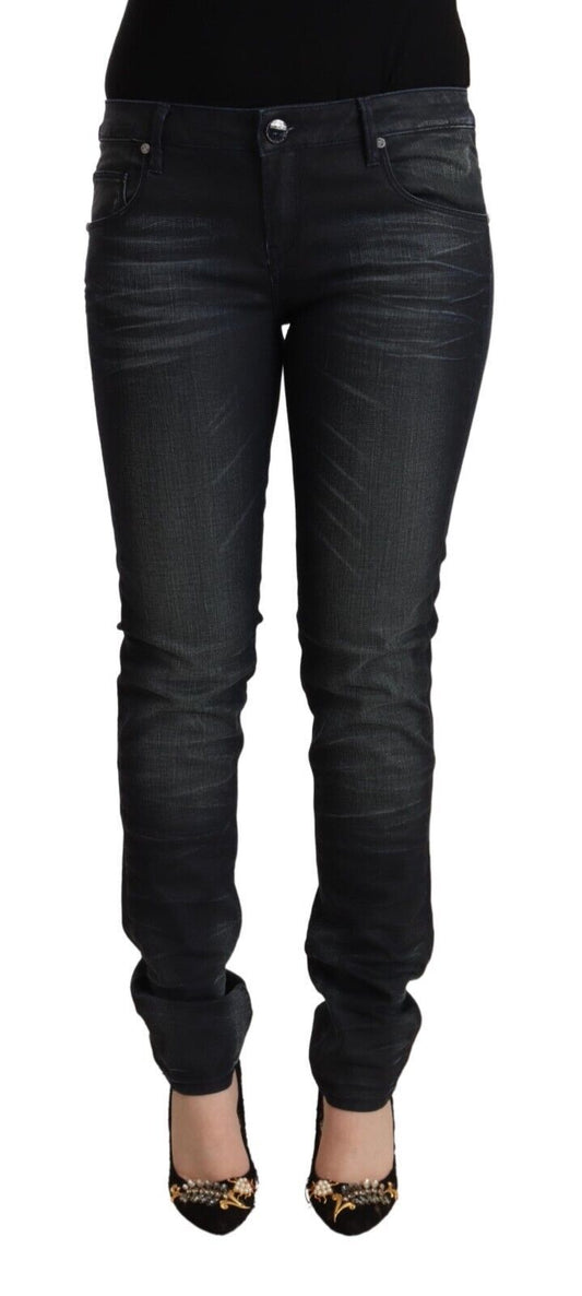 Eight Sleek Jean slim noir délavé