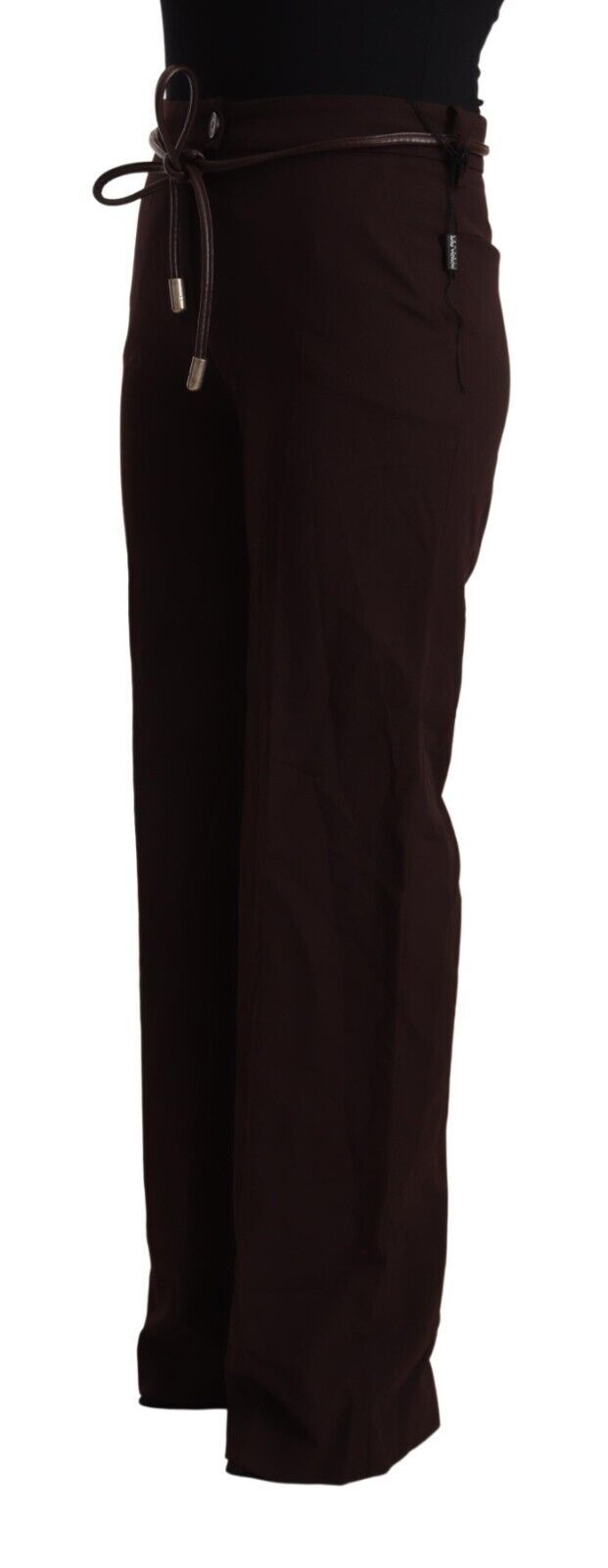 Patrizia Pepe Black High Waist Straight Formal Pants by Patrizia Pepe