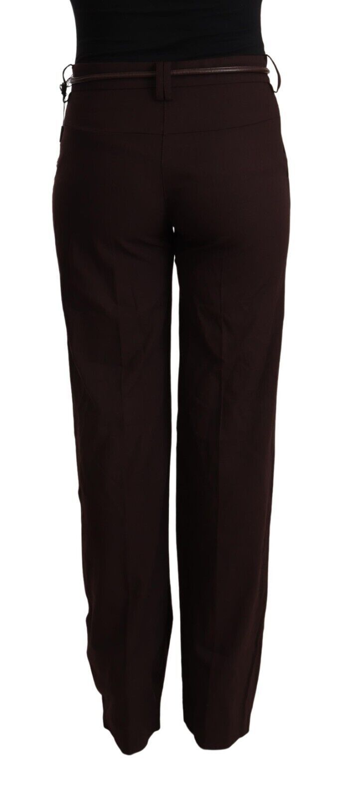 Patrizia Pepe Black High Waist Straight Formal Pants by Patrizia Pepe