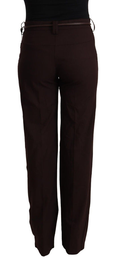 Patrizia Pepe Black High Waist Straight Formal Pants by Patrizia Pepe